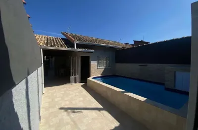 Casa para venda em itanhaém, cibratel 1, 2 dormitórios, 1 suíte, 1 banheiro, 2 vagas