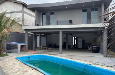 Casa para venda em mongaguá, oceanópolis, 3 dormitórios, 1 suíte, 3 banheiros, 6 vagas