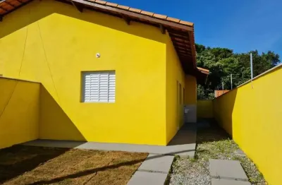 Casa para venda em itanhaém, jardim lindomar, 2 dormitórios, 1 banheiro, 1 vaga