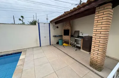 Casa para venda em itanhaém, belas artes, 3 dormitórios, 1 suíte, 2 banheiros, 2 vagas