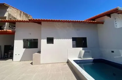 Casa para venda em itanhaém, bopiranga, 2 dormitórios, 1 suíte, 1 banheiro, 2 vagas