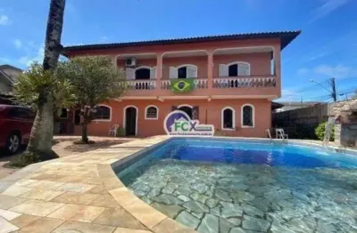 Casa para venda em itanhaém, centro, 5 dormitórios, 1 suíte, 3 banheiros, 3 vagas