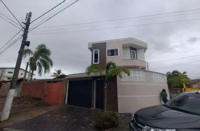 Casa para venda em itanhaém, jamaica, 2 dormitórios, 2 suítes, 1 banheiro, 1 vaga