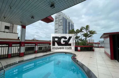 Cobertura à venda, 850 m² por r$ 4.400.000,00 - aparecida - santos/sp