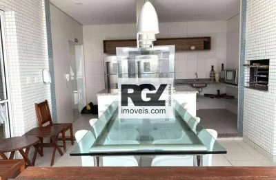 Apartamento com 3 dormitórios à venda, 114 m² por r$ 1.750.000,00 - pompéia - santos/sp