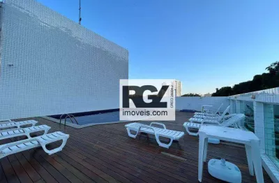 Apartamento com 2 dormitórios à venda, 68 m² por r$ 687.000,00 - marapé - santos/sp