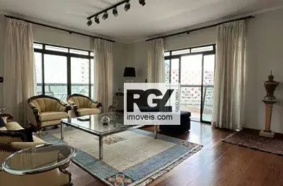 Apartamento com 4 dormitórios à venda, 331 m² por r$ 2.650.000,00 - gonzaga - santos/sp