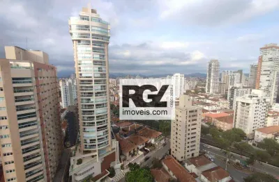 Apartamento com 3 dormitórios à venda, 160 m² por r$ 990.000,00 - boqueirão - santos/sp