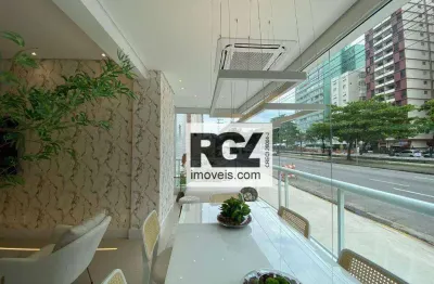 Cobertura duplex com 4 suítes à venda, 248 m² por r$ 4.320.000 - josé menino - santos/sp