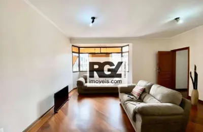 Apartamento com 3 dormitórios à venda, 140 m² por r$ 1.115.000,00 - embaré - santos/sp