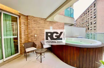 Apartamento com 1 dormitório à venda, 65 m² por r$ 700.000,00 - gonzaga - santos/sp