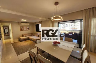 Apartamento com 3 dormitórios à venda, 111 m² por r$ 1.430.000,00 - ponta da praia - santos/sp