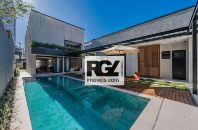 Casa com 4 dormitórios à venda, 350 m² por r$ 5.300.000,00 - embaré - santos/sp