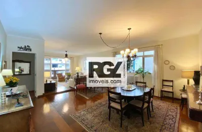 Apartamento com 4 dormitórios à venda, 200 m² por r$ 1.800.000,00 - embaré - santos/sp