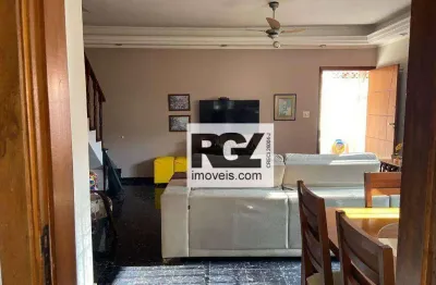 Sobrado com 3 dormitórios à venda, 134 m² por r$ 960.000,00 - estuário - santos/sp