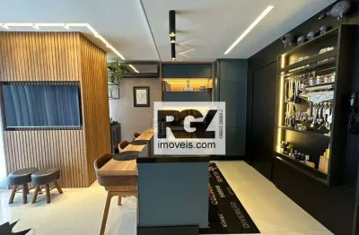 Apartamento, 66 m² - venda por r$ 1.179.000,00 ou aluguel por r$ 9.420,77/mês - aparecida - santos/sp