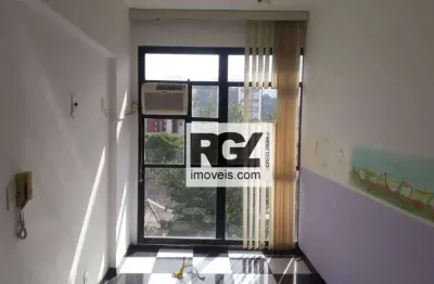Sala para alugar, 54 m² por r$ 2.700,00/mês - encruzilhada - santos/sp