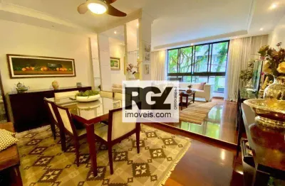 Apartamento com 3 dormitórios à venda, 160 m² por r$ 1.180.000,00 - boqueirão - santos/sp