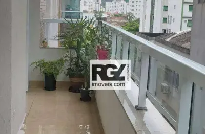 Apartamento com 2 dormitórios à venda, 74 m² por r$ 730.000,00 - josé menino - santos/sp