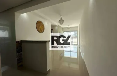 Apartamento garden com 2 dormitórios, 94 m² - venda por r$ 788.000,00 ou aluguel por r$ 5.400,00/mês - embaré - santos/sp