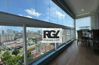 Apartamento com 1 dormitório à venda, 59 m² por r$ 585.000,00 - boqueirão - santos/sp