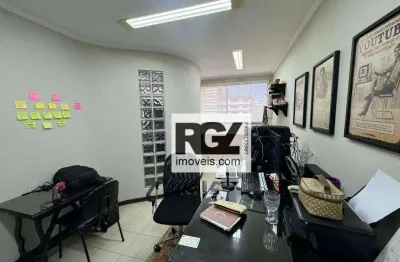 Sala à venda, 109 m² por r$ 320.000,00 - marapé - santos/sp