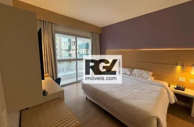 Apartamento com 1 dormitório à venda, 23 m² por r$ 379.000,00 - gonzaga - santos/sp