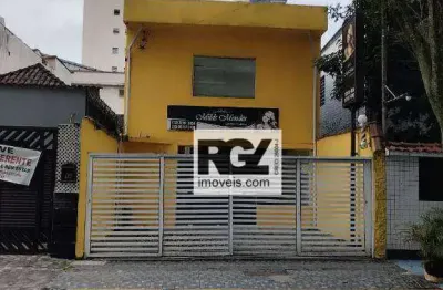 Casa com 5 dormitórios para alugar, 396 m² por r$ 20.658,00/mês - aparecida - santos/sp