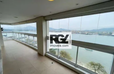 Apartamento com 3 dormitórios, 189 m² - venda por r$ 2.850.000,00 ou aluguel por r$ 17.000,00/mês - ponta da praia - santos/sp