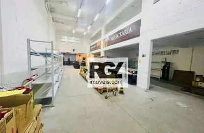 Loja para alugar, 650 m² por r$ 22.000,00/mês - embaré - santos/sp