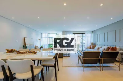Apartamento com 3 dormitórios à venda, 185 m² por r$ 1.850.000,00 - pompéia - santos/sp