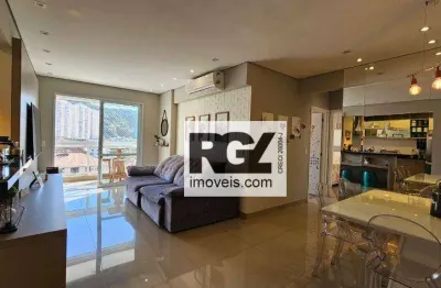 Apartamento com 2 dormitórios à venda, 85 m² por r$ 900.000,00 - marapé - santos/sp