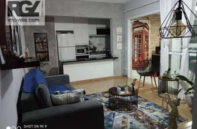 Apartamento com 2 dormitórios à venda, 78 m² por r$ 750.000,00 - ponta da praia - santos/sp