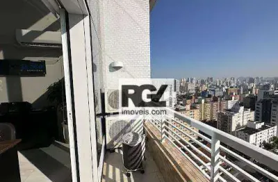 Sala à venda, 70 m² por r$ 530.000,00 - vila matias - santos/sp