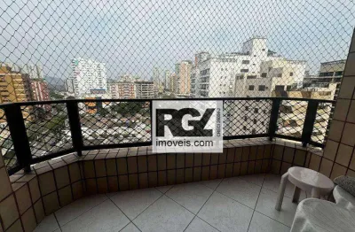 Apartamento com 3 dormitórios à venda, 177 m² por r$ 900.000,00 - ponta da praia - santos/sp