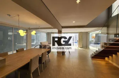Casa com 3 dormitórios à venda, 300 m² por r$ 4.500.000,00 - ponta da praia - santos/sp