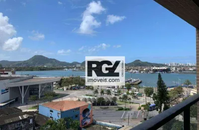 Apartamento com 2 dormitórios à venda, 65 m² por r$ 730.000,00 - ponta da praia - santos/sp