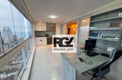 Apartamento com 3 dormitórios à venda, 155 m² por r$ 2.190.000,00 - embaré - santos/sp