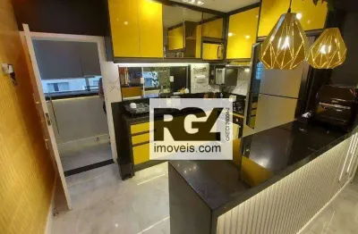Apartamento com 1 dormitório à venda, 65 m² por r$ 690.000,00 - embaré - santos/sp