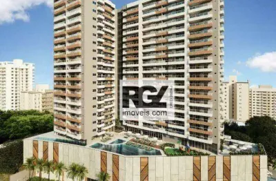 Apartamento com 2 dormitórios à venda, 72 m² por r$ 719.000,00 - encruzilhada - santos/sp