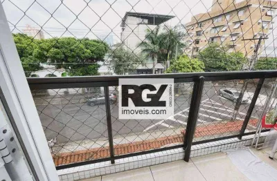 Apartamento com 3 dormitórios à venda, 79 m² por r$ 480.000,00 - embaré - santos/sp