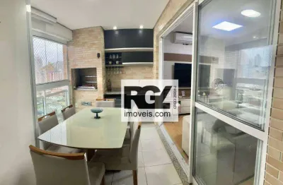 Apartamento com 2 dormitórios à venda, 79 m² por r$ 805.000,00 - ponta da praia - santos/sp