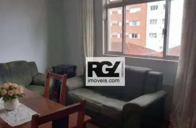 Apartamento com 2 dormitórios à venda, 57 m² por r$ 350.000,00 - campo grande - santos/sp