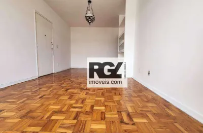 Apartamento com 2 dormitórios para alugar, 119 m² por r$ 3.800,00/mês - aparecida - santos/sp