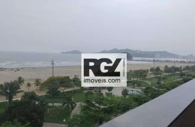 Apartamento vista panorâmica para o mar com 2 dormitórios à venda, 120 m² por r$ 1.200.000 - pompéia - santos/sp