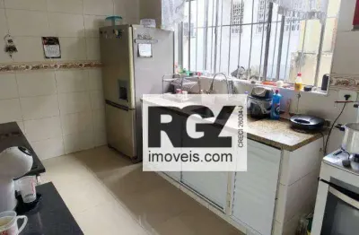 Casa com 3 dormitórios à venda por r$ 795.000,00 - pompéia - santos/sp