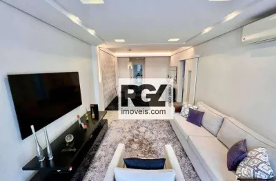 Apartamento com 2 dormitórios à venda, 115 m² por r$ 1.200.000,00 - pompéia - santos/sp