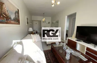 Apartamento com 2 dormitórios à venda, 92 m² por r$ 869.000,00 - boqueirão - santos/sp
