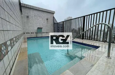 Cobertura com 3 dormitórios à venda, 250 m² por r$ 2.800.000,00 - ponta da praia - santos/sp