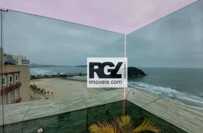 Apartamento com 3 quartos para alugar, 170 m² por r$ 6.000/mês - josé menino - santos/sp